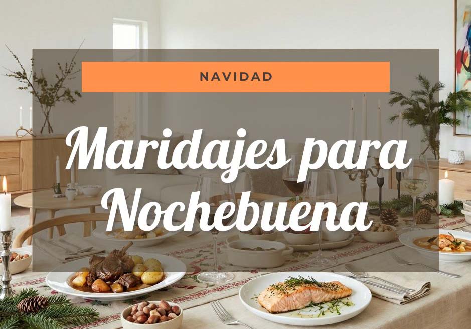 Maridajes para Nochebuena