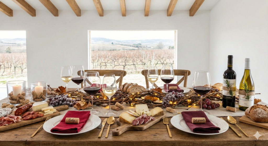 Mesa navideña al estilo rioja